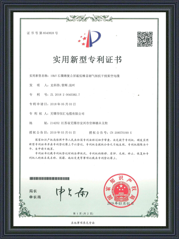 Gebrauchsmuster-Patentzertifikat